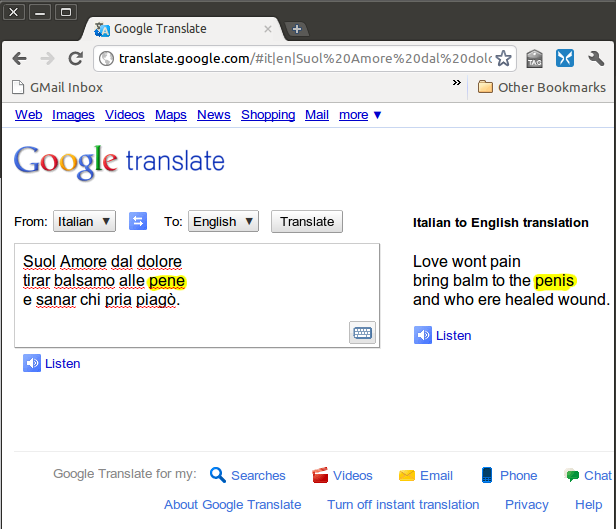 shut up and sing! Better be careful using Google translate