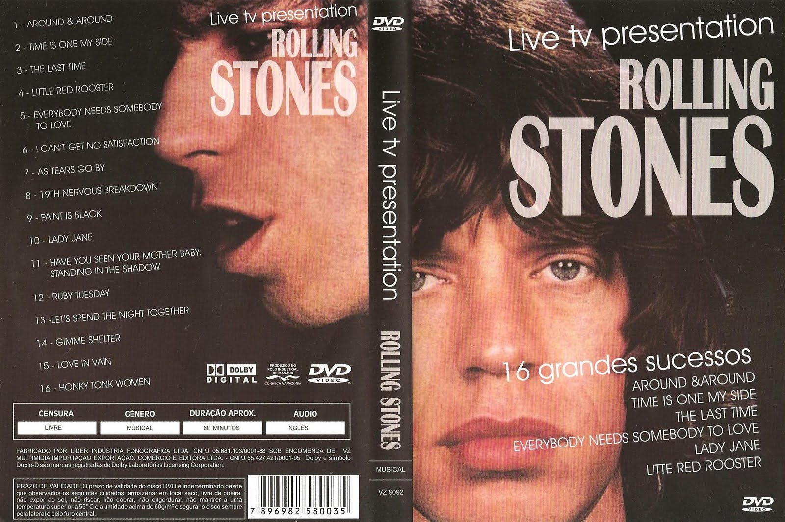 BANCA DO ROCK Rock Concert DVD 1143 DVD THE ROLLING STONES BOOTLEG