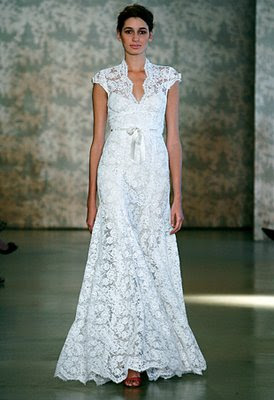 Western Bridal  Dresses W+Dress+-+More+oepn+neck+%2B+longer+sleeves
