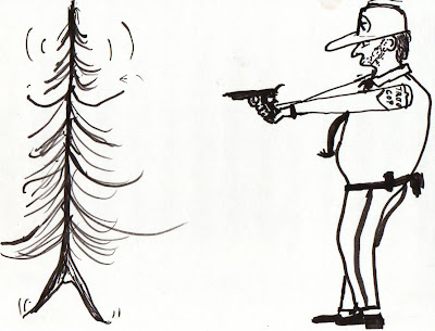 tree cop, a cartoon