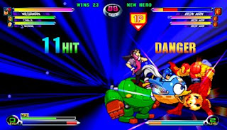 marvel v capcom megaman screen