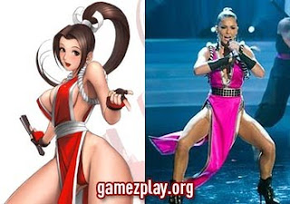 cheryl cole and Mai Shiranuis images side by side