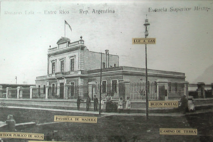AYER - ESCUELA SUPERIOR MIXTA - FOTO APROXIMADAMENTE AÑO 1905 - 1910