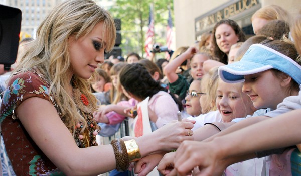 Hilary Duff has admitted to being shocked by the dedication that some of her 