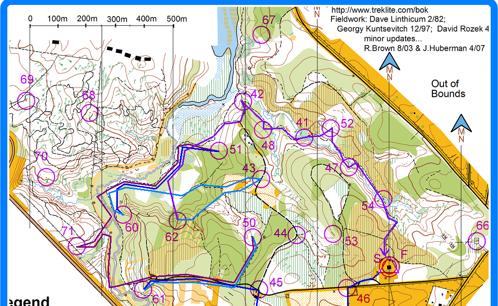 Orienteering in North Carolina SnookerO at Schenck Forest
