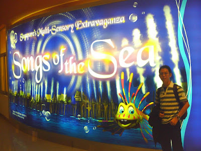 Songs of the Sea board at the Songs of the Sea board at the