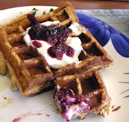 Cardamom Sour-Cream Waffles