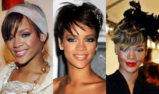 Rihanna Frisuren Stil