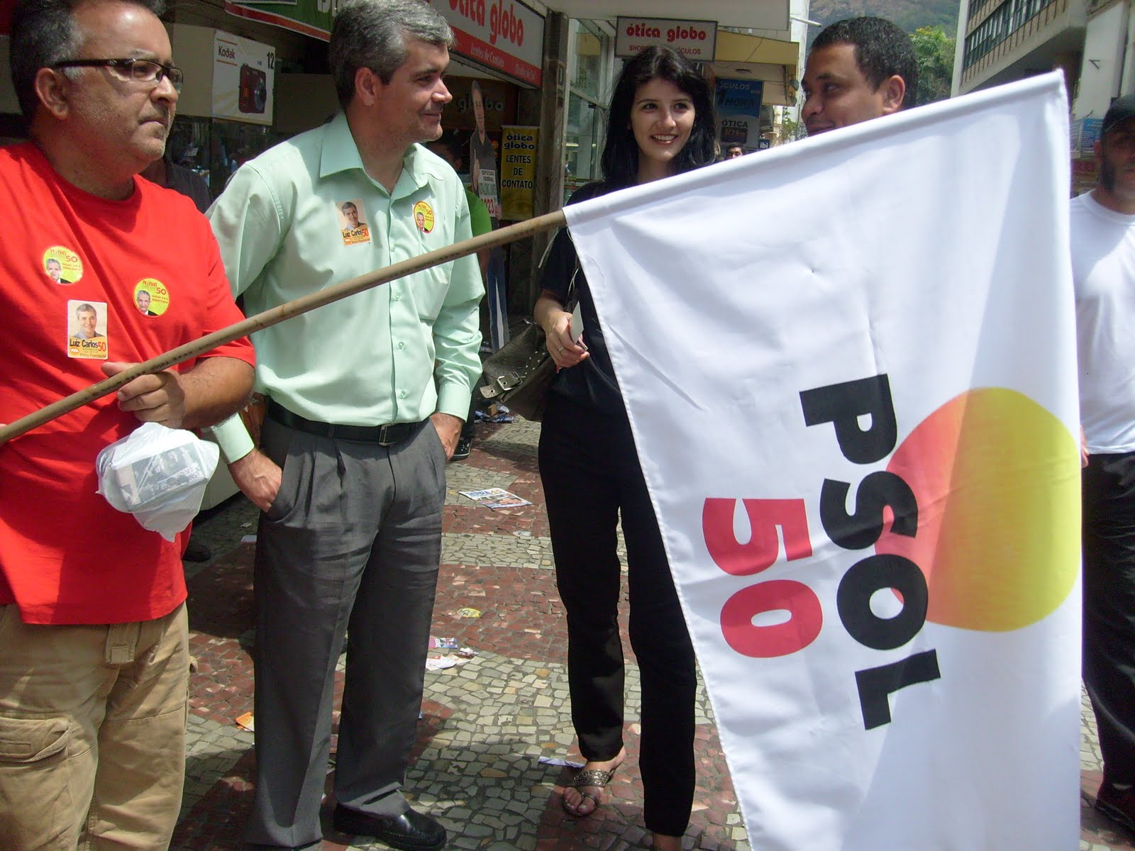 PSOL-50 JUIZ DE FORA: CAMPANHA EM JUIZ DE FORA COM A PRESENÇA DO