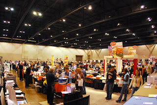 The Waugh Foods Family. The packed Exhibit Hall at the Peoria Civic Center.
