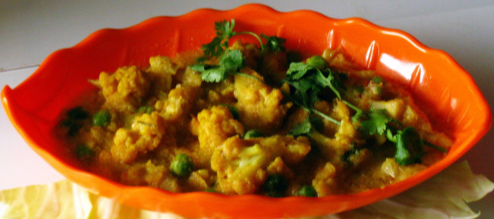  Baked Cauliflower with white sauce