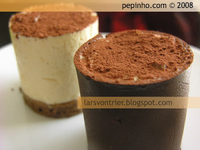 Tronquitos de chocolate y tiramisú