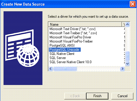 postgresql odbc driver windows 7 64 download