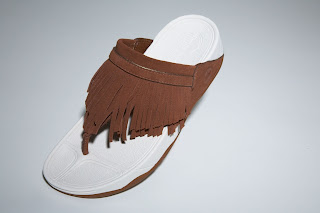 Leather fringe FitFlops