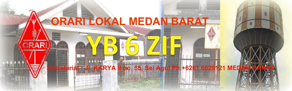 ORARI LOKAL MEDAN BARAT -  YB6ZIF