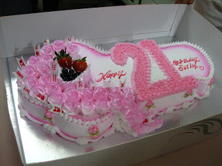 the key shaped cake 