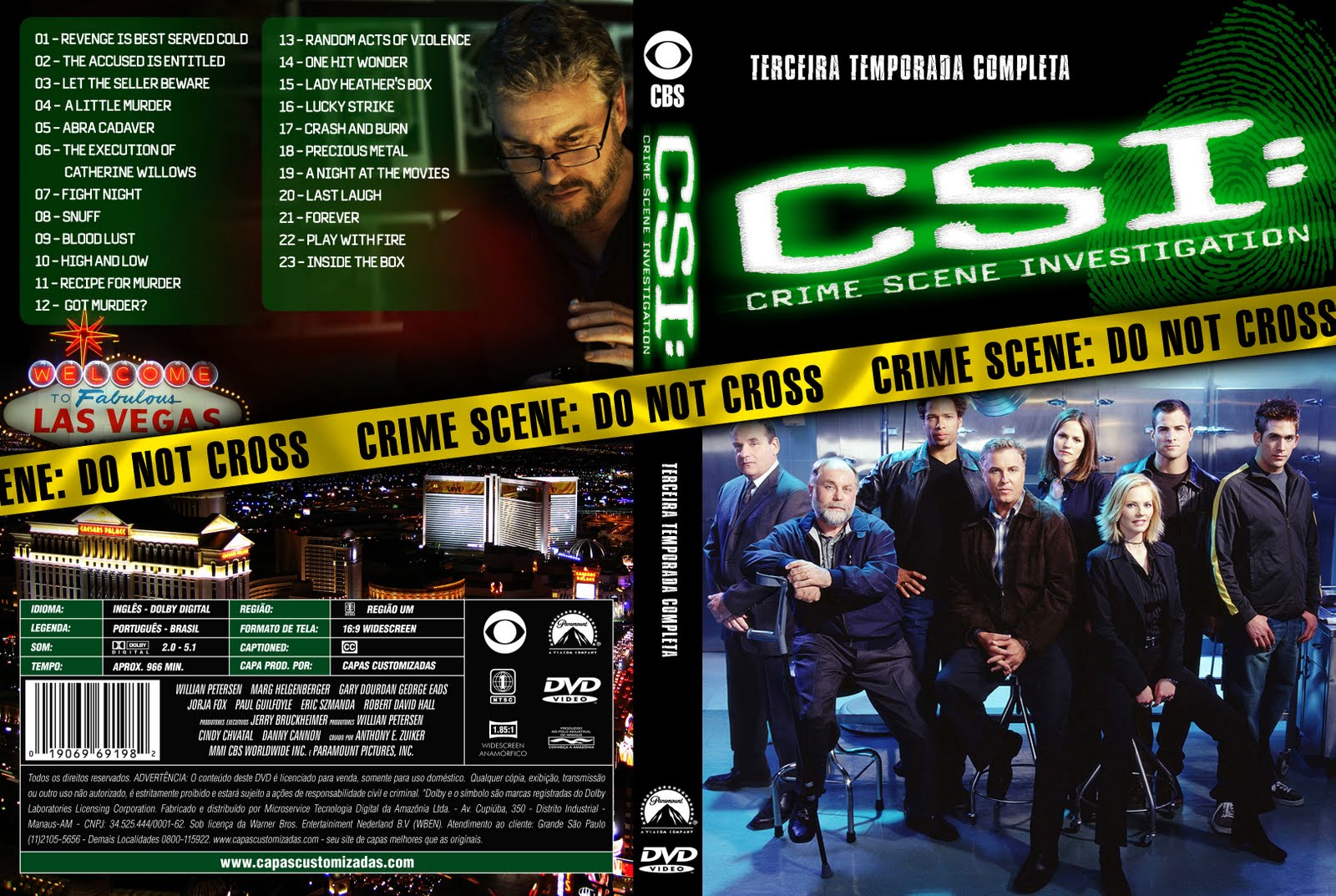 Covers Séries CSI 3° Temporada
