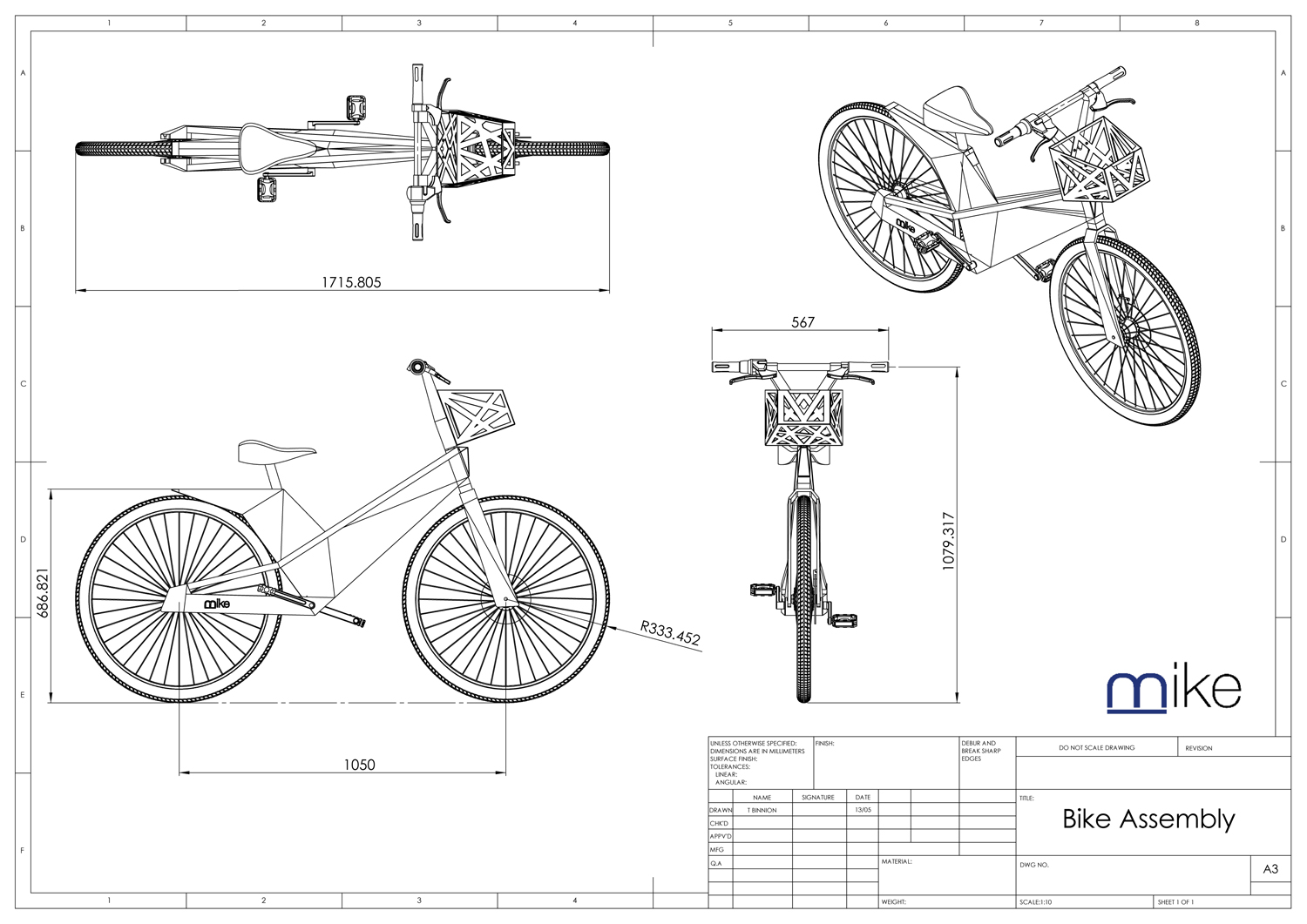 Tim Binnion PDE 2010: Final Design - Tech Drawings