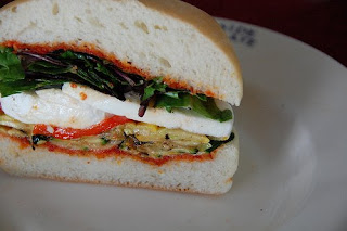 green prairie bakery roasted vegetable sandwich | simple pretty