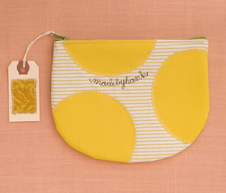 made by hank big dot zipper pouch | simple pretty