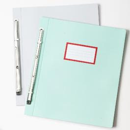 paper + cup presentation folders | simple pretty