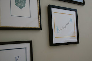 artwork on lasalle street stair wall | simple pretty