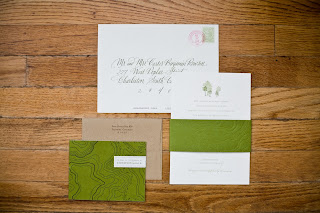 sideshow press wedding invitation | simple pretty