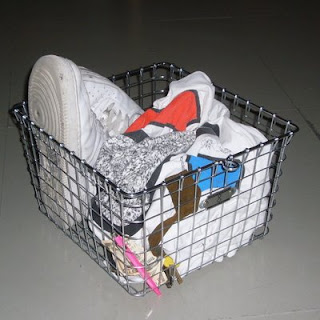 kiosk wire gym basket | simple pretty