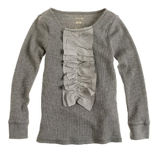 crewcuts 'una' ruffled shirt | simple pretty