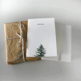 foxglove press 'star' holiday card at beekman 1802 | simple pretty