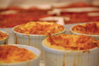egg souffles in ramekins for lasalle street holiday breakfast | simple pretty