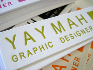 lala press business card samples | simple pretty
