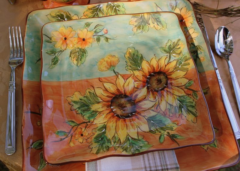 Sunflower dishes on Pinterest Sunflowers, Sunflower Kitchen and