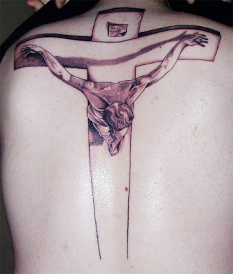 religious tattoo, back tattoos, cross tattoo, mens tattoos, tattoo art,