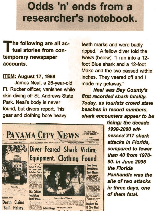 Bay County's first fatal shark attack...