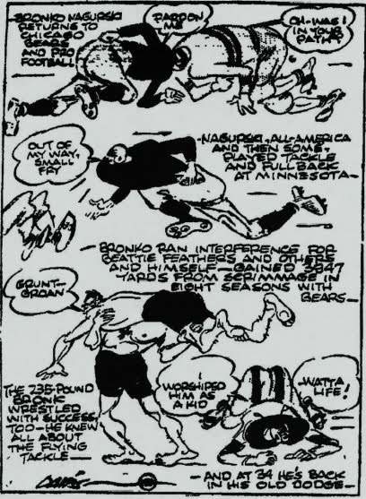 September 1943...Bronko Nagurski