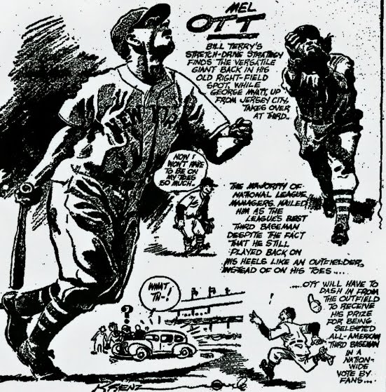 August 1938...Mel Ott