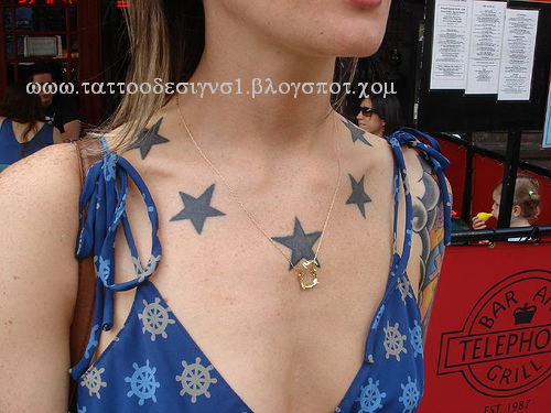 Star Tattoo For Girls On Foot. Star tattoo designs for girls