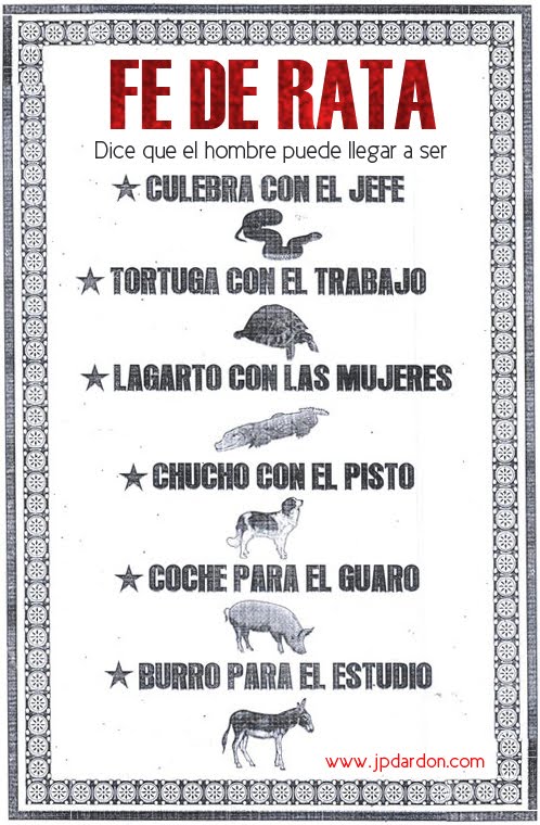 FE DE RATA