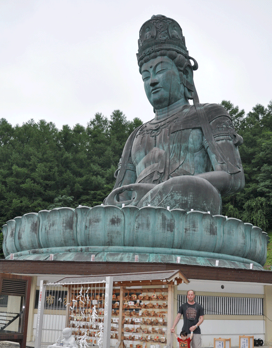 Traveling around Misawa, Japan Aomori Big Buddha
