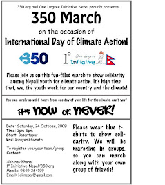 350 March on the Occasion of International Day of Climate Action