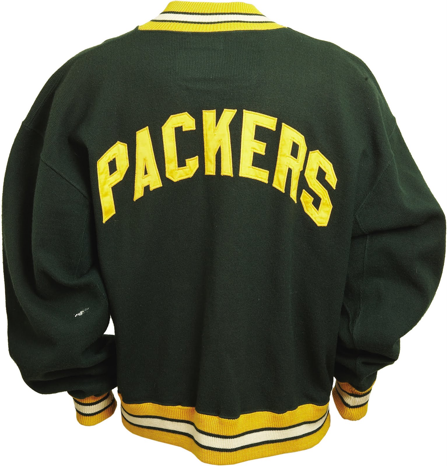 The Wearing Of the Green (and Gold): Auction Gold - Jim Taylor's 1966 Sideline  Jacket