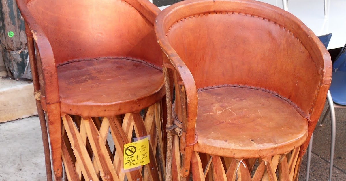 Uhuru Furniture & Collectibles Mexican Bar Stools SOLD