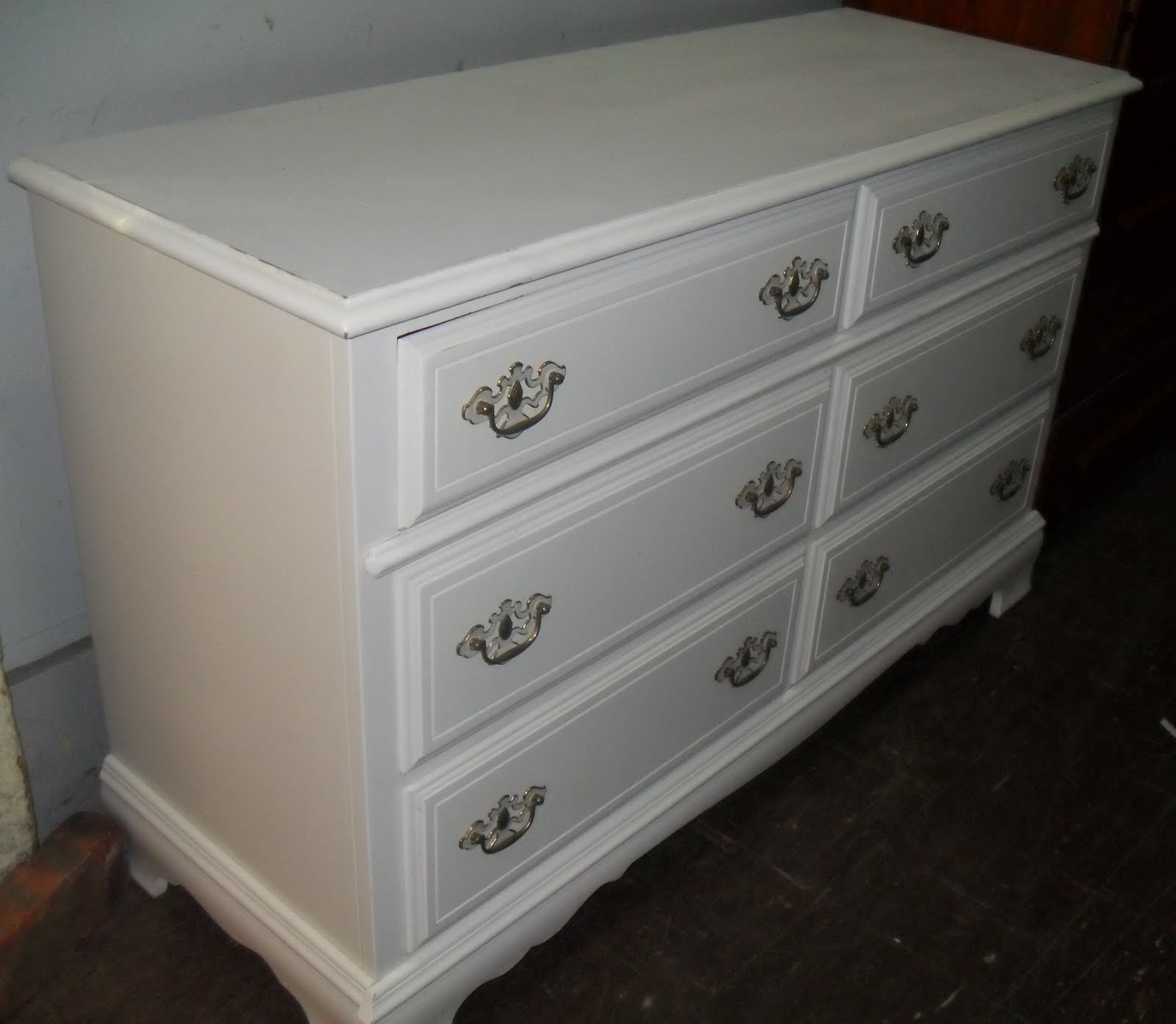 Uhuru Furniture & Collectibles Painted Maple Dresser SOLD
