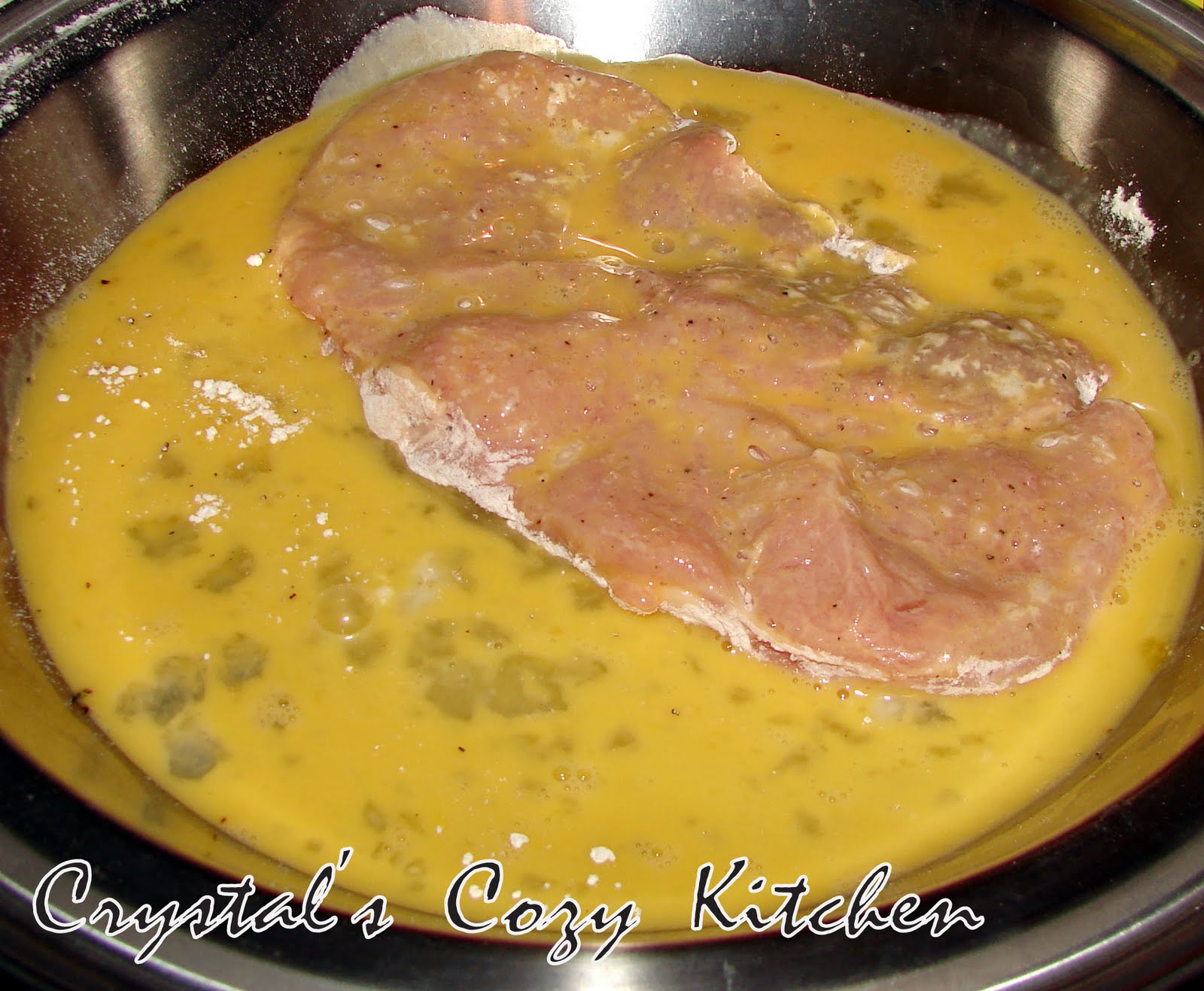 Crystal's Cozy Kitchen Parmesan Crusted Pork Chops