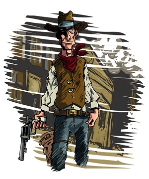 mean cowboy