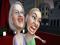 Spitting Images of Dame Helen Mirren and Kate Winslet