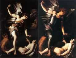 Giovanni Baglione - Sacred and Profane Love (1602) 2 versions