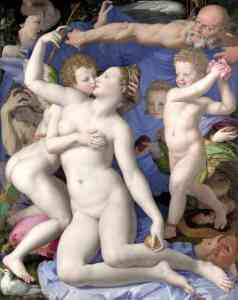 Bronzino - Venus, Cupid, Folly and Time (1540-45)