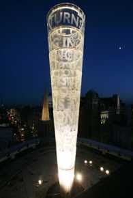 Jaume Plensa - Breathing (2008) photo: BBC/Anna Gordon